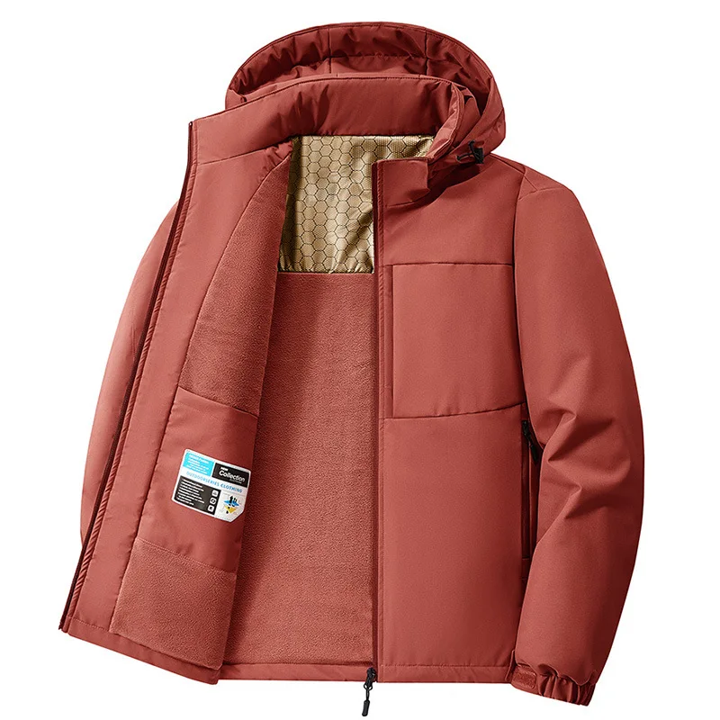 سترات رجالي شتوية للرجال سترة واقية عصرية معطف سترة معطف للخريف ملابس خروج للرجال مقاومة للرياح كاجوال دافئة للخروج