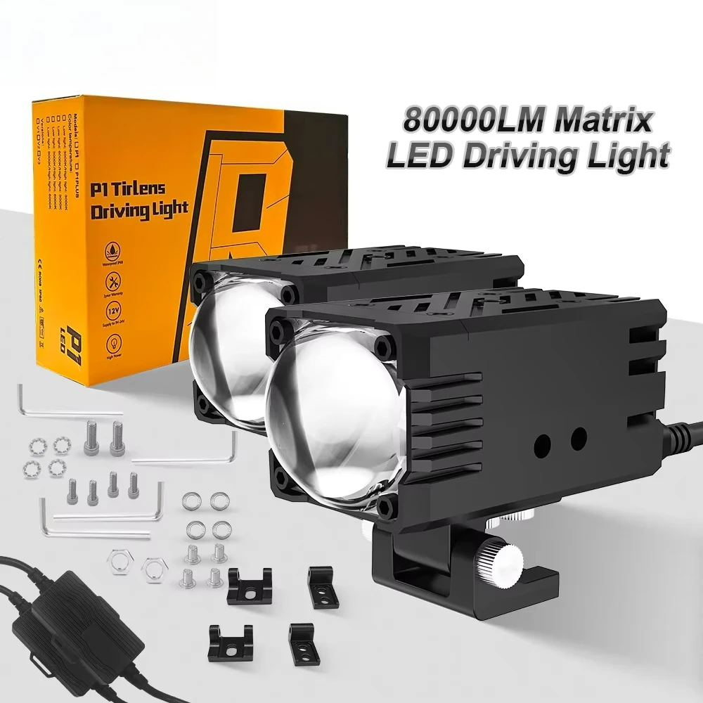 

P1 General Purpose Automobile Motorcycle Spotlight Headlight Fog Light LED Auxiliary Light Assembly Motorcycle Driving Light