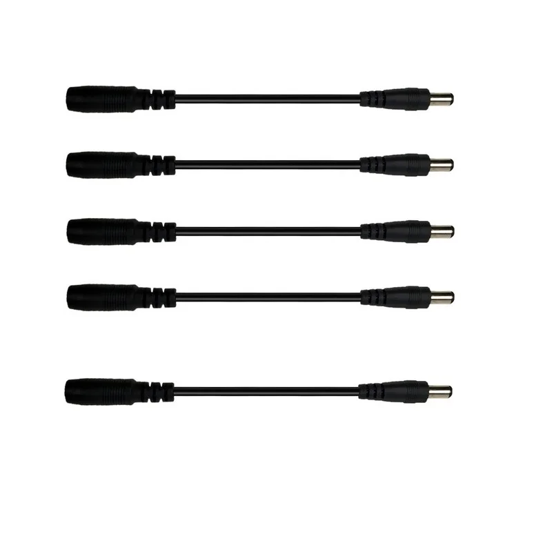 Electric guitar effect polarity conversion cable Polarity cable 5.5mm x 2.1mm DC converter 9V power cord Guitar pedal power cord