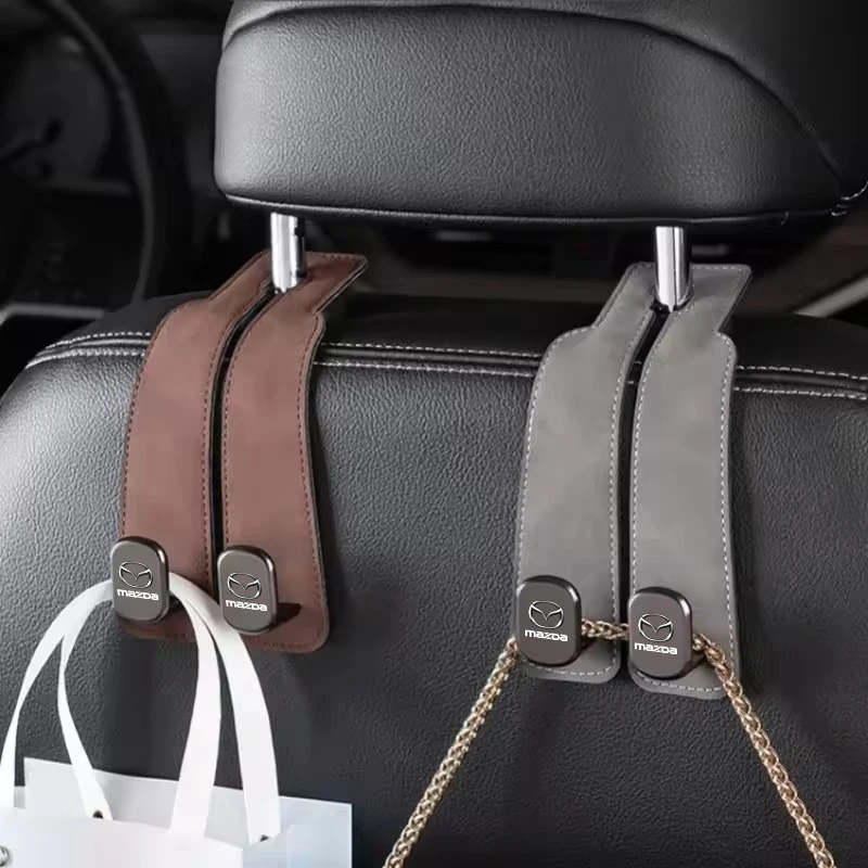 

Suede Double Hook Rear Seat Backrest Hook Car Interior Organizer Accessories For Mazda 6 Atenza Protege Cx9 Cx7 Cx5 Rx8 Rx7 Mx5