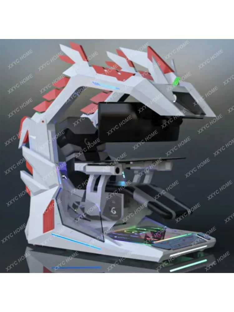 Qinglong Computer Cockpit E-Sports Space Capsule Computer Desk