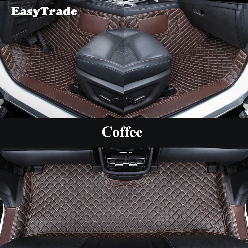 For Changan UNI-K 2021-2024 Car Floor Mats Leather Single Layer Footpads Cover Interior Lining Pads