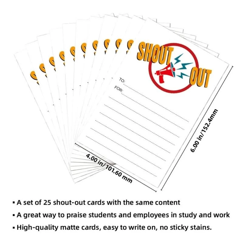 Cartões recompensa reconhecimento escolar para professores professores funcionários da equipe do escritório