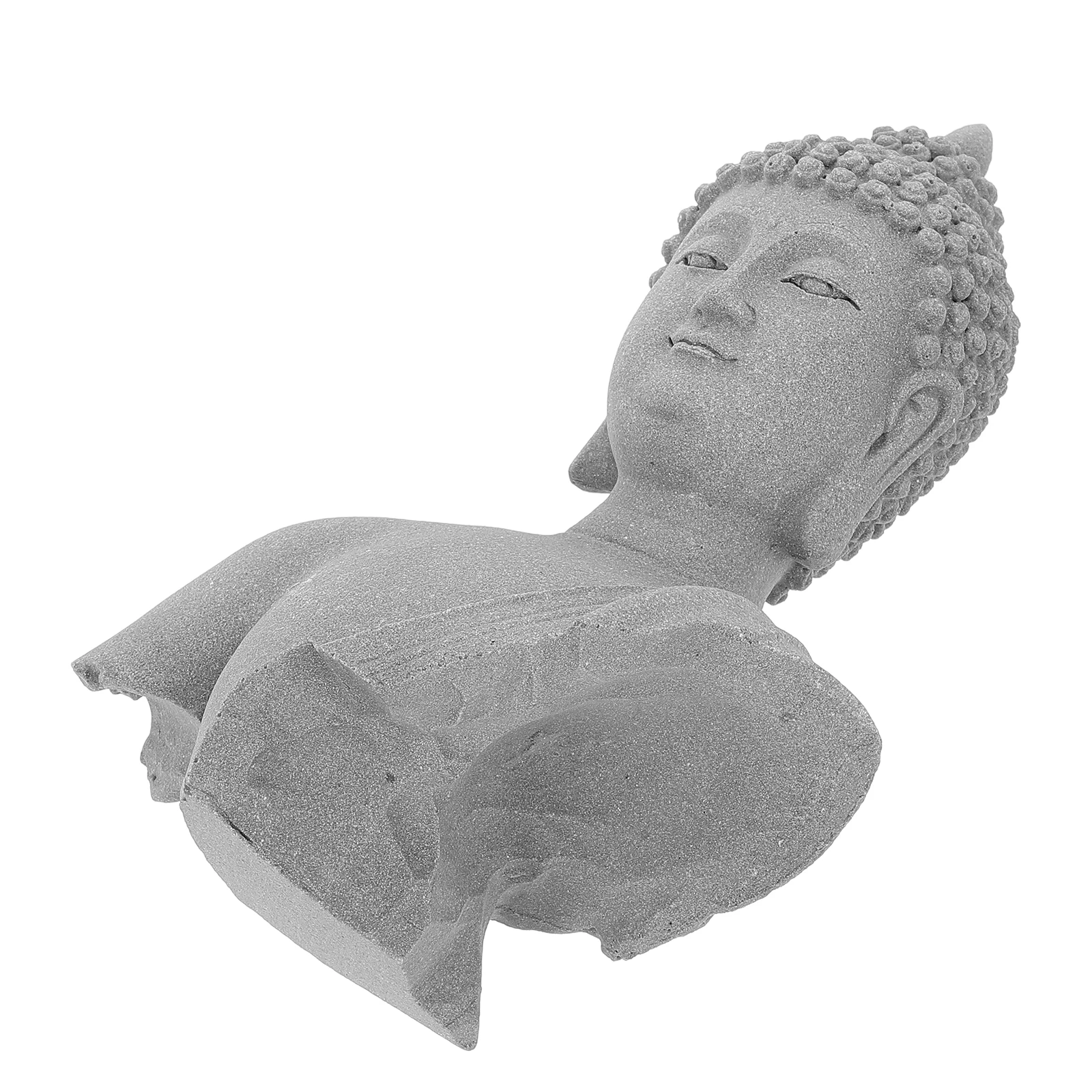

Buddha Statue Figurine Decorative Resin Small Garden Outdoor Traditional Home Decor Ornaments Fish Tank Buddha Ornament Smooth