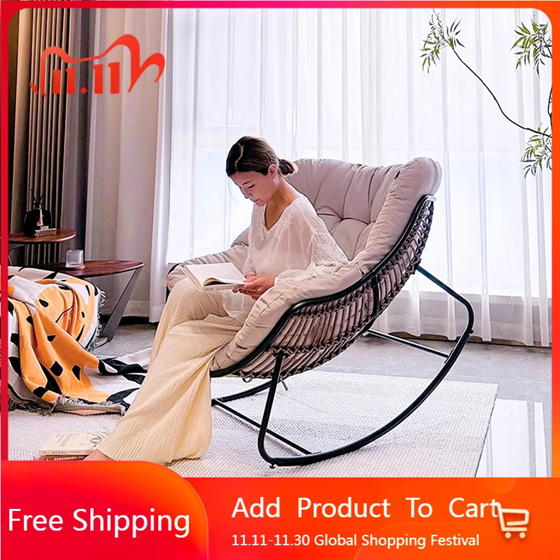 

Relax Comfortable Living Room Chairs Rocking Lounge Gaming Mobile Chairs Designer Reading Fauteuil Salon Lounge Suite Furniture