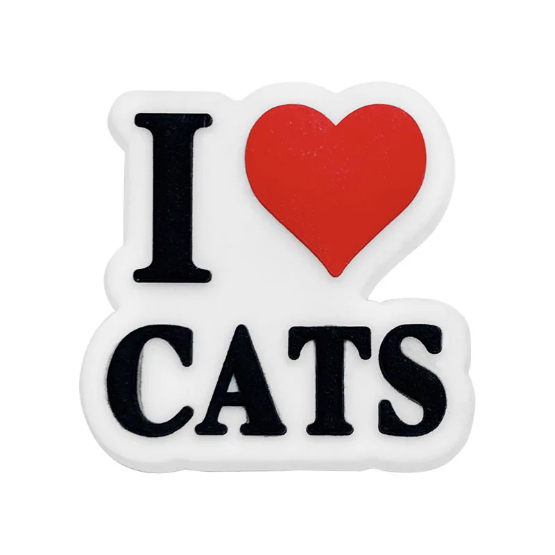 New 1Pc PVC Cute Cup Colourful Cats Shoes Charms for Crocs DIY  Clogs Kids Pin Decoration Jeans Shoe Accessories X-mas Wholesale image 5