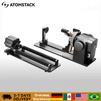 ATOMSTACK R1 Pro Roller 4 in 1 Rotary With Risers Multi-Function Engraving Module Jaw Chuck For Round Irregular Objects DIY
