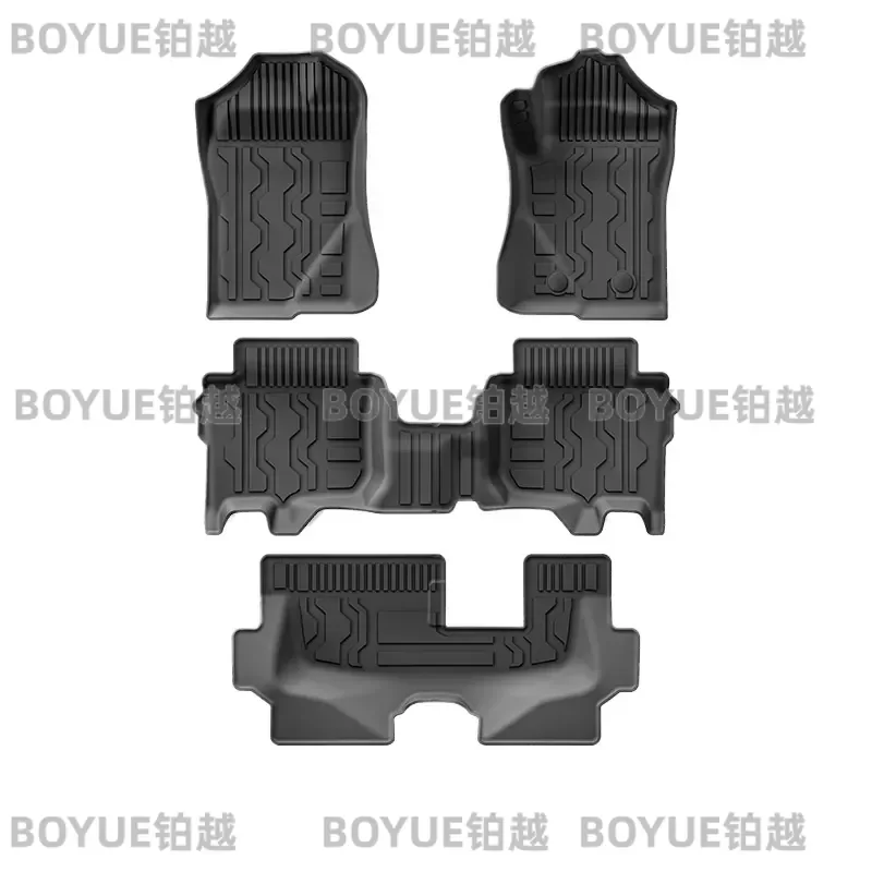 Waterproof TPE Floor Mats for 2022-2024 Mustang Right Hand Drive Custom Fit Car Interior Liner Trunk Cargo Pad All