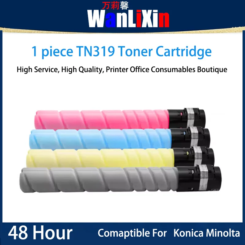 

1 шт. картридж с тонером TN319, совместимый с Konica Minolta Bizhub C360 C220 C280 C7722 C7728 C7128