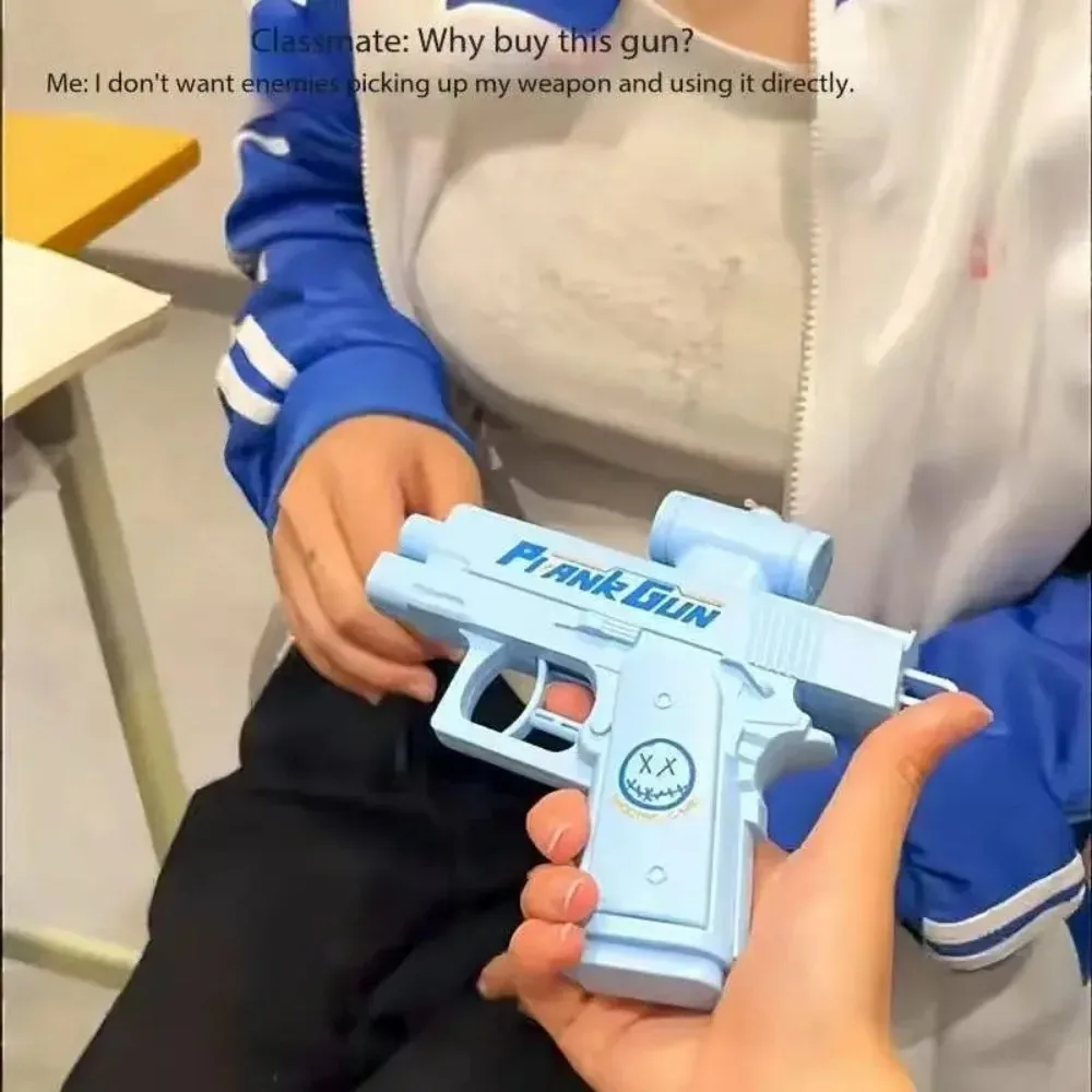 Zewnętrzny Letni Wodny Pistolet Dwukierunkowy Spryskiwacz Wodny Pistolet z Odwracanym Spryskiwaniem Zabawka do Psikusów Śmieszna Gra w Walkę na Wodę Uwalniająca od Stresu