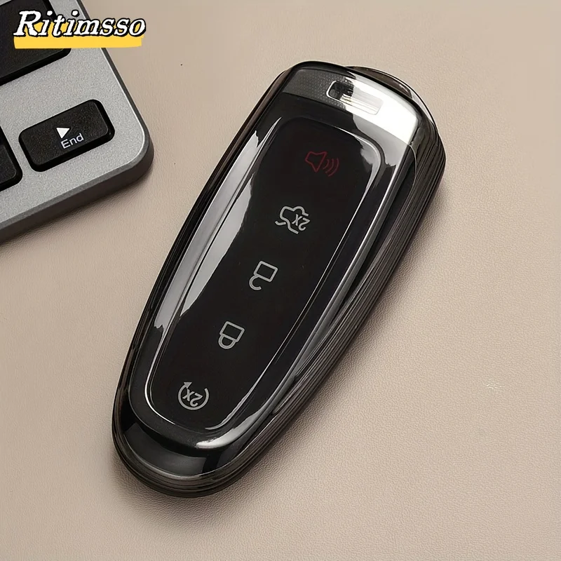 TPU Car Remote Key Case Cover Shell Fob For Ford Edge Explorer Escape Focus Taurus Flex Lincoln MKS MKT MKX MKZ Navigator