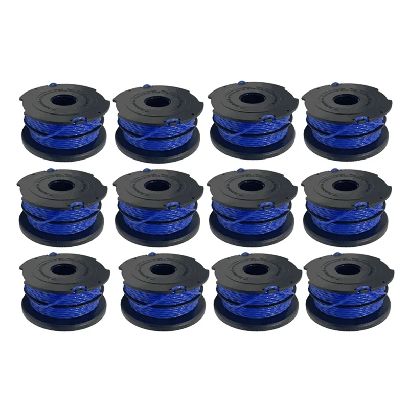 12 Packs for BLACK+DECKER A6441 Replacement Spool Nylon Grass Head