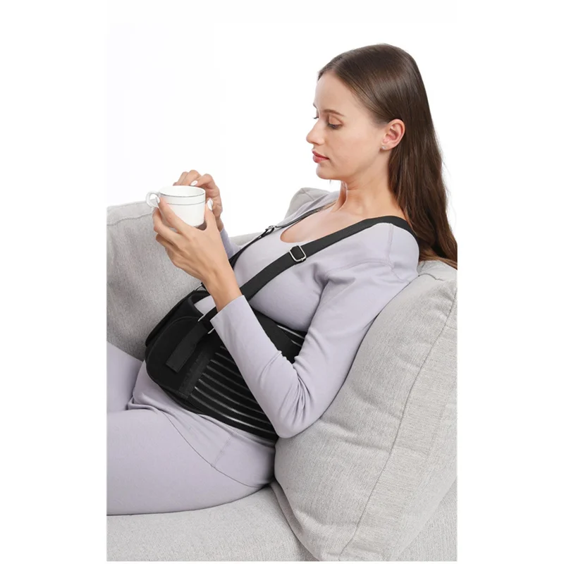 WOWFU-Pregnancy Belly Support Band For Mid& Late Stages Adjustable Stagess Comfortable Abdomen Strap XXL