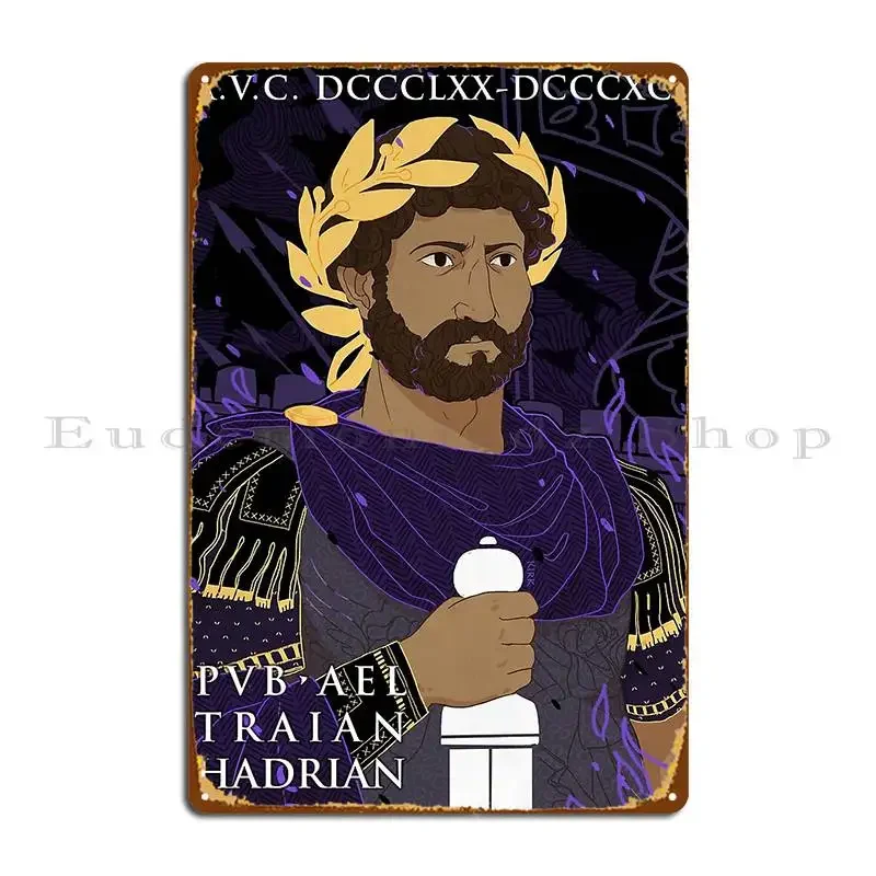 Póster de placa de Metal Hadrian, diseño de cocina de cine, cartel clásico de estaño oxidado