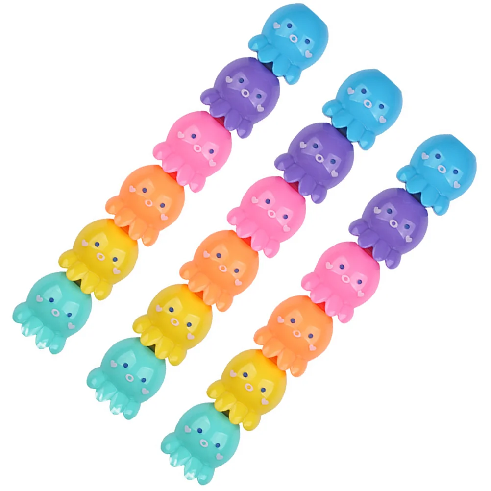 18 Pcs Octopus Highlighter Plush Pen Fluorescent Markers Pens Multicolor Highlighters Dream Student