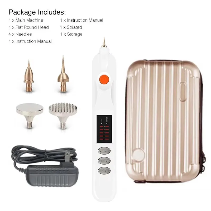 Wrinkles Freckles Mole Removal Ionic Spot Pen Body Skin Spots Facial Tattoo Removal Mole Removal Beauty Treatment Skin Pen view 6