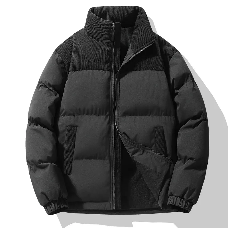 Cotton men's and women's jackets, fashionable thick jackets, casual sports windbreakers, unisex clothing, winter