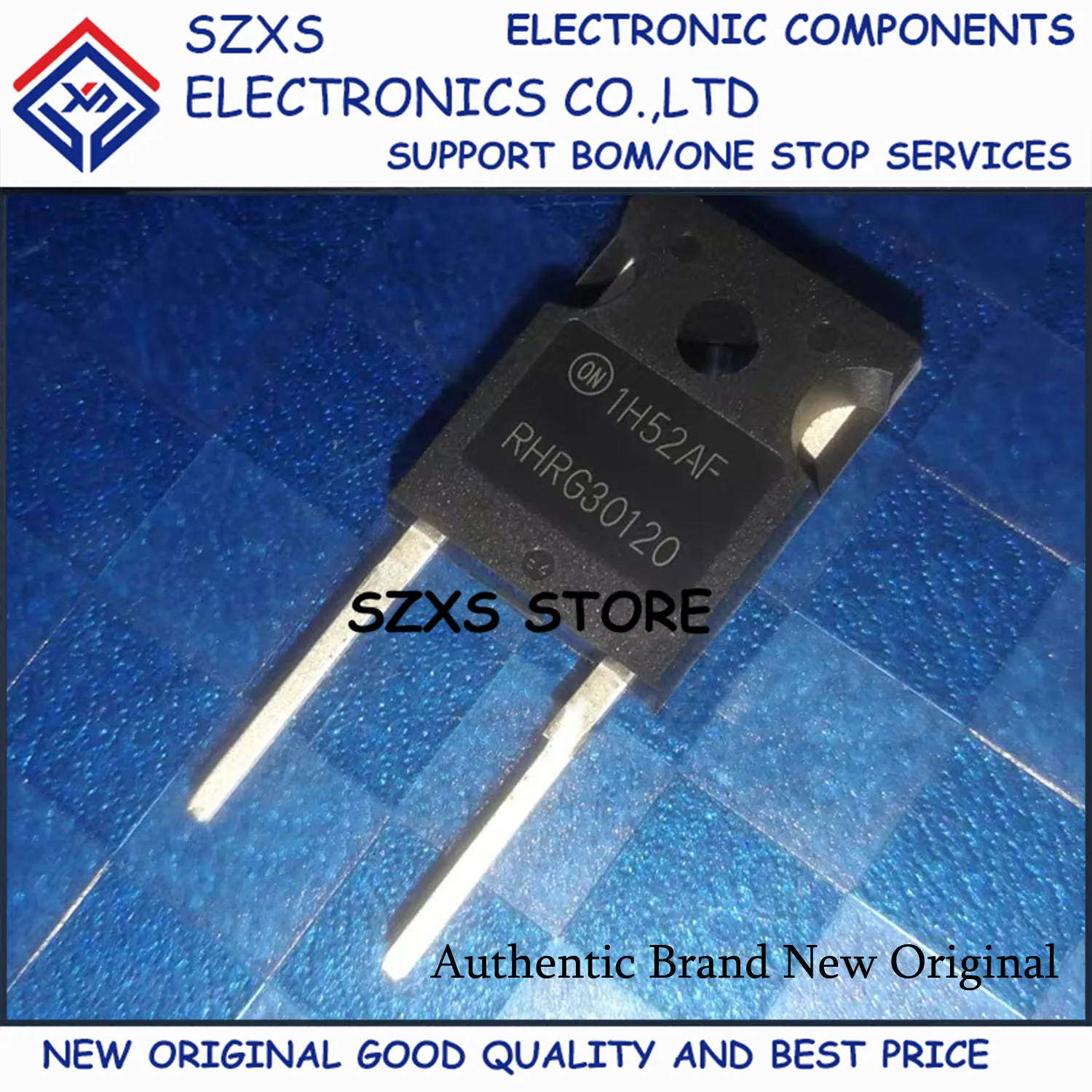 New Original 10Pcs RHRG30120 TO-247 1200V 30A Powerful Fast Recovery Diode In Stock Electronic Components Good Quality