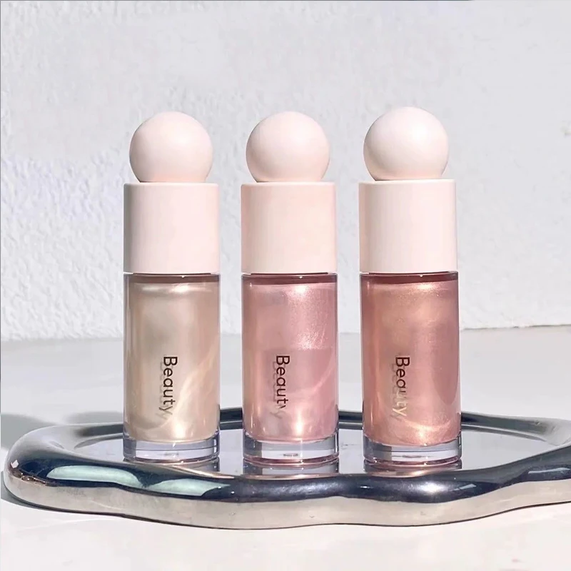 أزياء الساخن السائل أحمر الخدود تمييز كونتور عالية لامعة إنهاء لومينيزر ماكياج جل الوجه الجسم سطع بريق الكونتور الطبيعي #3