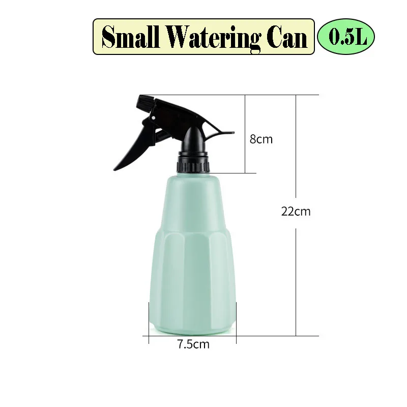 Annaffiatoio per fiori da 500ml giardinaggio per uso domestico flacone Spray per irrigazione di fiori carnosi pulizia e disinfezione piccolo bollitore Spray