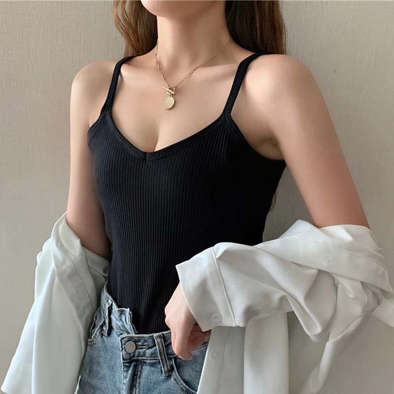 Winter Keep Warm Vest Women's Plush Tops Thicken Bottoming Shirt Lingerie Warm Underwear Female Spaghetti Straps Camisole Tops