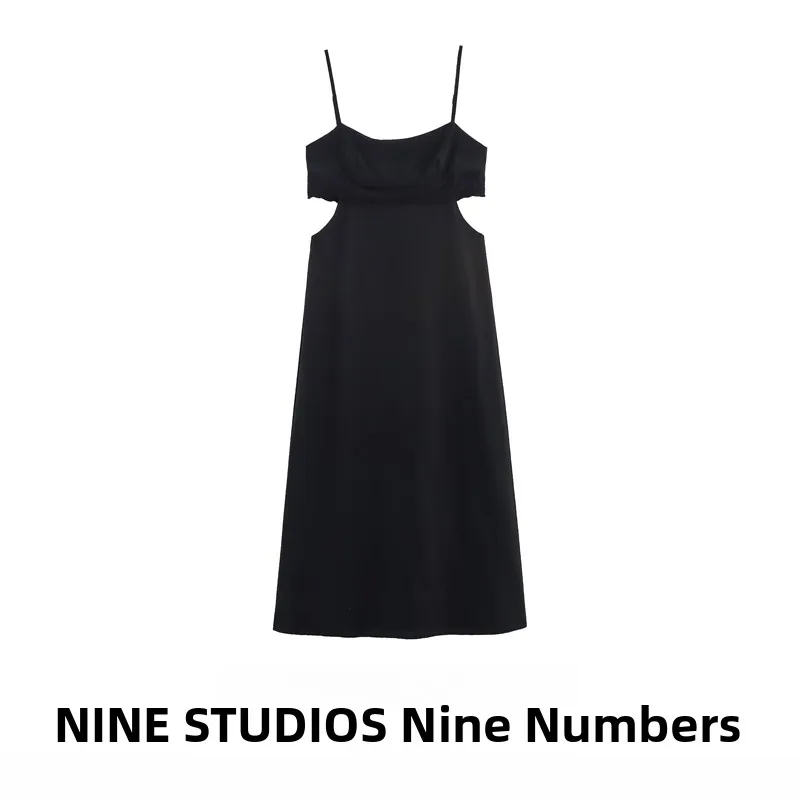 

Сексуальное длинное платье с вышивкой и вышивкой на бретельках, женская версия H, повседневная хлопковая ткань, лето 2022, без свеча, полностью хлопковая ткань