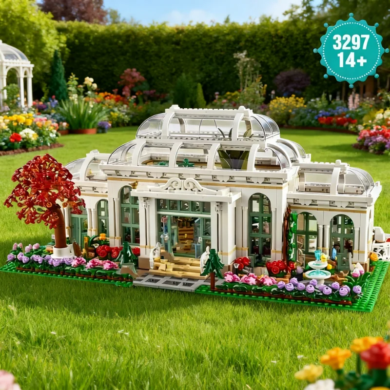 2025 NOUVEAU modèle de jardin botanique vue sur la rue assemblage 21353 blocs de construction jouet ville bricolage garçons et filles adultes cadeaux de Noël