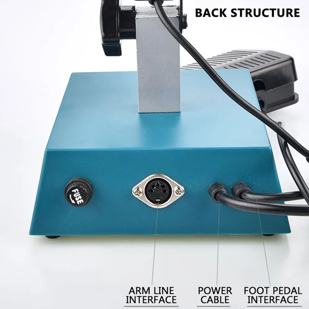HCT-80 Semi-automatic thermostat soldering machine 220V 80W LED wick soldering external heat foot-operated soldering machine