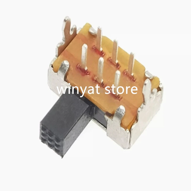 10pcs Toggle Switch Horizontal Double 2P2T SK22D02 SK-22D02 H5mm