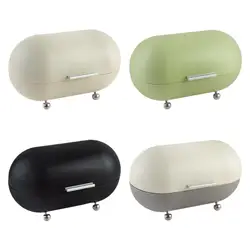 Metal Bread Box Metal Bread Box Bin Multipurpose Large Capacity Countertop,Food Storage Room Bread Box Counter Bread Box