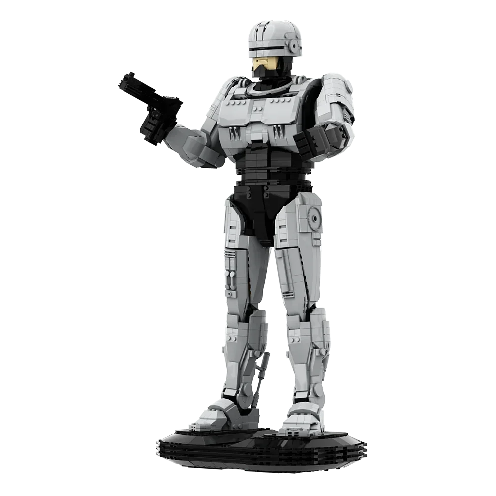 

Gobrick MOC Robocop робот Механическая война полиция экшн фигурка из фильма Модель Строительный блок Обучающие игрушки для детей Подарки