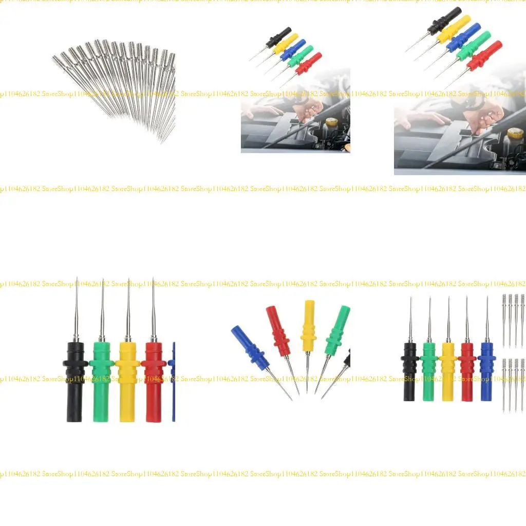 

Q2Q4 Multimeter Test Probe Pin Wire Piercing Needle Measuring Device Pin Portable