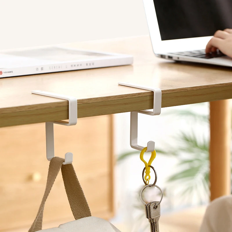 

Настольная вешалка для сумок, регулируемый крючок для кромки стола, без пробивки отверстий, подвесной крючок для сумки, офисный Настольный держатель для хранения