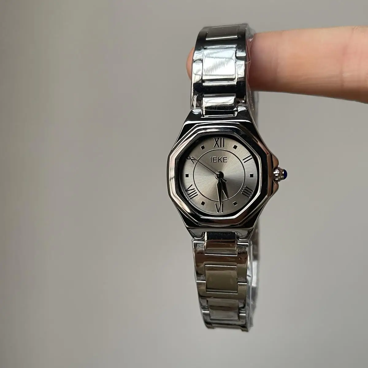 

2025 New Summer Fresh Style Stainless Steel Polygonal Watch for WomenSuitable for Students, Women's Jewelry, Women's Accessories