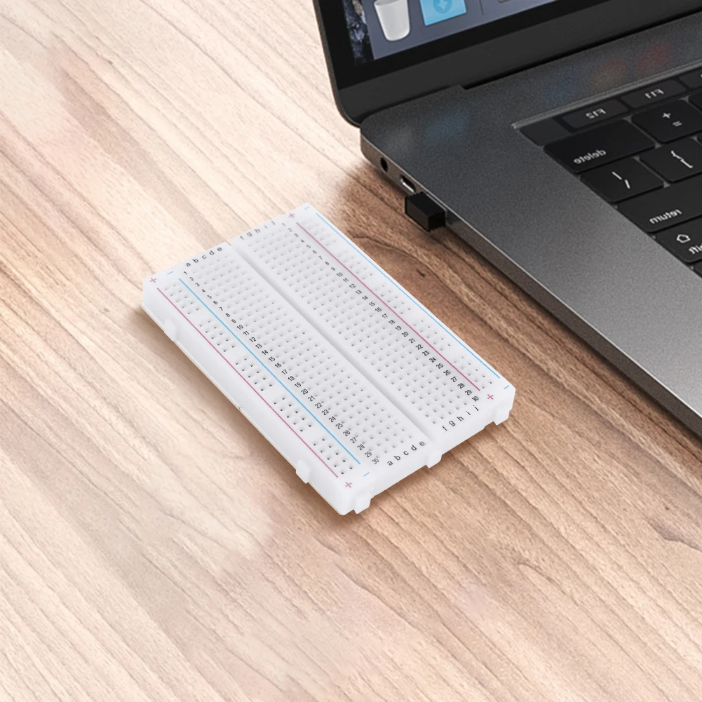 1-30PCS Universal Test Protoboard Solderless PCB Breadboard 400 Tie Points Spliceable PCB Breadboard for Experiment Test Robot