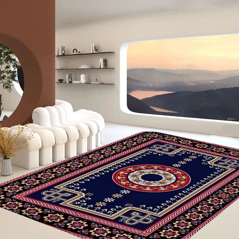 Boho Persian Bathroom Mat INS Style Soft Bedroom Floor House Laundry Room Mat Anti-skid Welcome Doormat