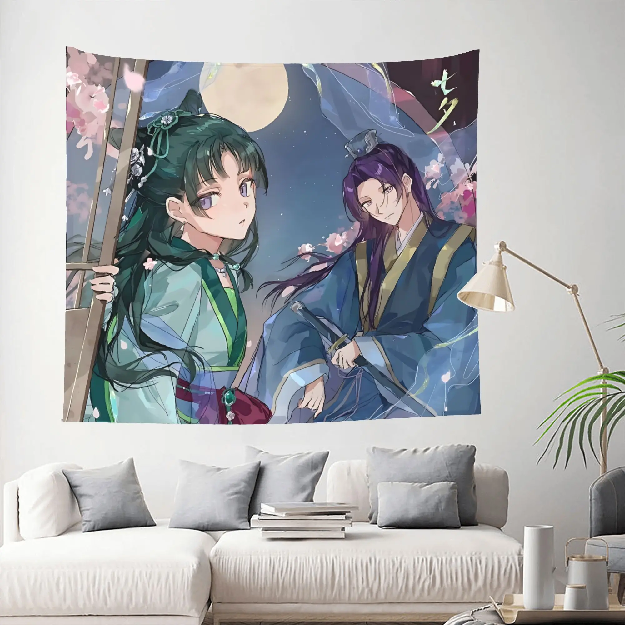 Customized The Apothecary MAOMAO cutecore Tapestry Bedroom Decoration  Wall Hanging Blanket Tapestry Cool Stuff For Room