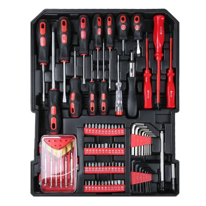 187 pcs professional socket tool kit Aluminum socket wrench set cordless tool box set hand tool sets