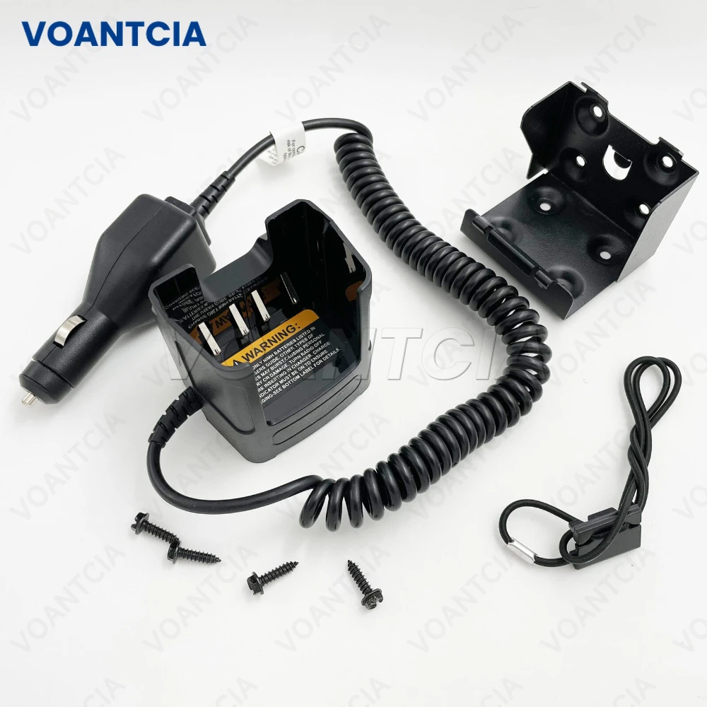 Vehicle Travel Charger For Kenwood TK190 TK260 TK280 TK290 TK360 TK370 TK380 TK390 TK480 TK2100 TK3100 TK5400 Radio KVC-13