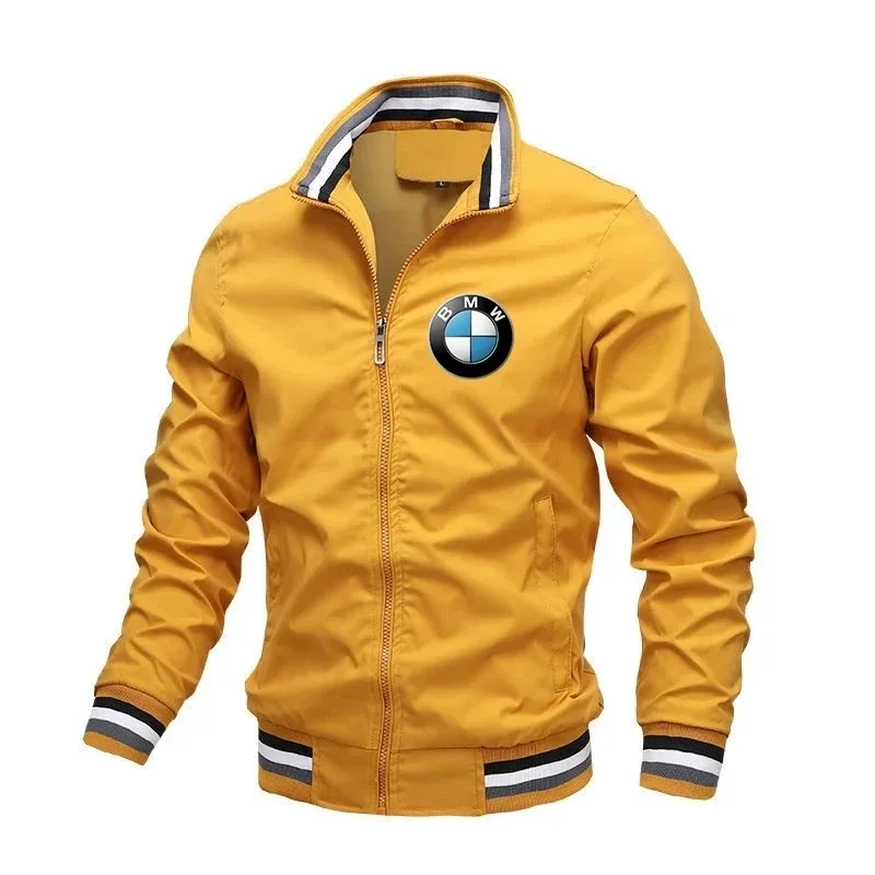 2024 BMW Men's Motorcycle Jacket Casual Jacket Sports Zipper Bicycle Jacket BMW Men's Clothing BMW Men's and Women's Cycling