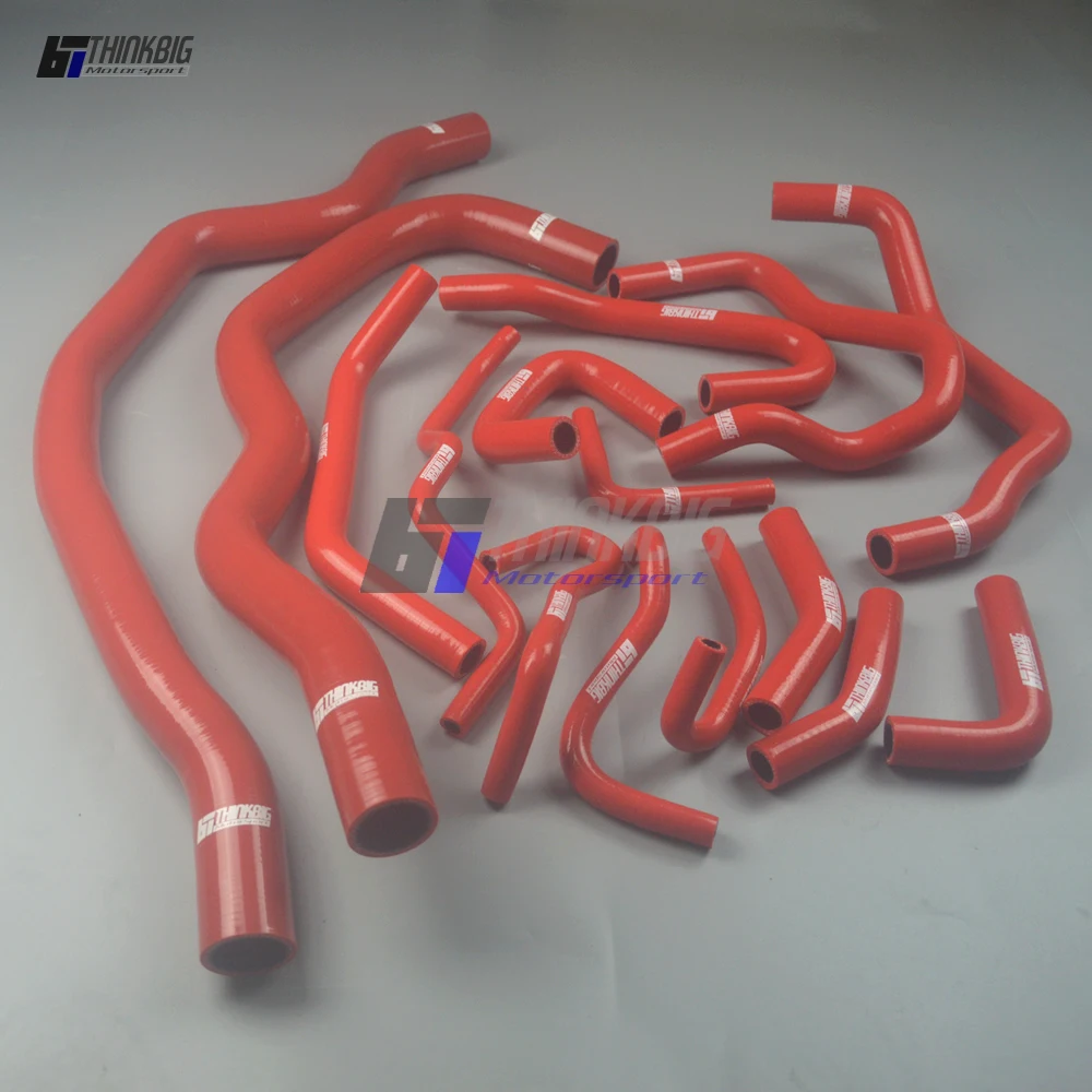 Silicone Radiator Hose Kit For 1999-2009 Honda S2000 AP1/AP2 F20C/F22C1 (15pcs)