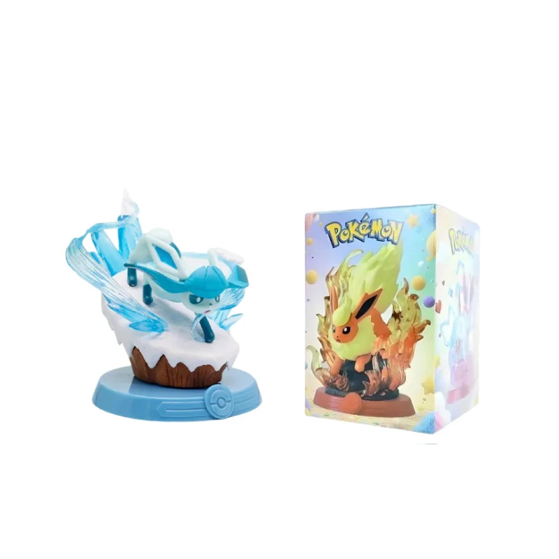 8 verschiedene Pokémon Actionfiguren Pikachu Abenteuer Eevee Blindbox Anime-Modell Desktop-Dekorationen Pokémon Spielzeug Fans Geburtstagsgeschenk