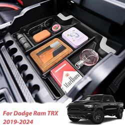 Center Console Organizer for Dodge RAM TRX 2023 2022 2021 2020 2019 Armrest Tray Car Storage Box ABS Car Storage Accessories