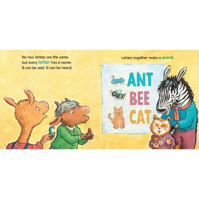 Alpaca Ramma Bilingual Growth Picture Book - Original English Edition - Suitable for Children Aged 3-6