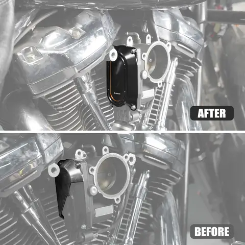 För Harley Street Glide FLHX FLHXS 2017-2023 Spjällhuskåpa Road King FLHR Classic FLHRC Road Glide FLTRX Ultra Limited 10 best sales Road King Classic - №4