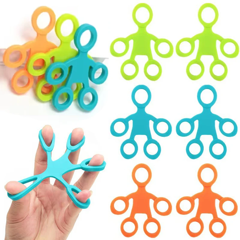 Exercices de doigts pour force, flexibilité, bandes de résistance, jouets anti-Stress, cadeaux de physiothérapie, pour le bureau et la maison, 3 pièces ﻿ ﻿ ﻿