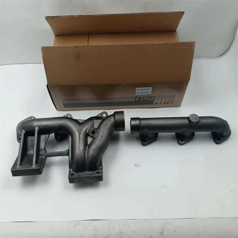 High Performance S660 diesel Engine Spare Parts long Exhaust Manifold Pipe R525081