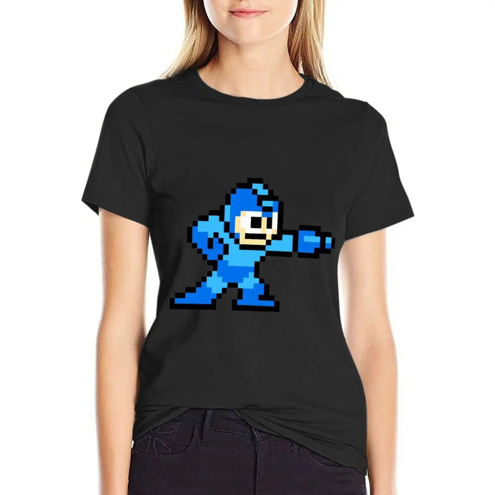 

Mega Man Game 8-Bits T-Shirt kawaii clothes animal print tees clothes for woman