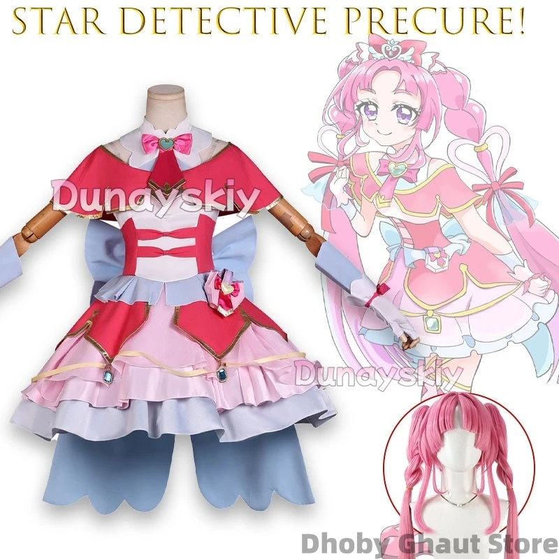

Star Detective Precure! Pretty Detective Club Kobayashi Mirai Cure Mystic Cosplay 코스프레 Anime Female Full Set Outfit Halloween
