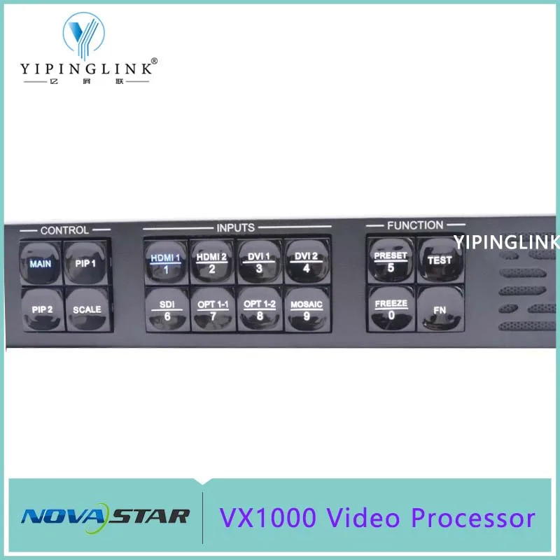 Imagem -03 - Novastar Vx1000 Processador de Vídeo com 10 Portas Lan Suporte de Saída 6.5 Milhões Pixels Nova Aluguer Led Vídeo Wall Display